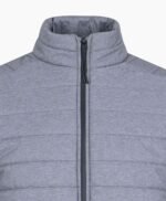Gray Plain Puffer Jacket