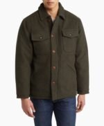 Green Wool Blend Jacket