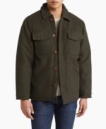 Green Wool Blend Jacket