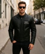 Harley Davidson American Flag Leather Jacket