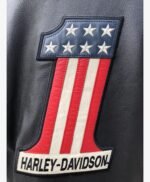Harley Davidson American Flag Leather Jacket
