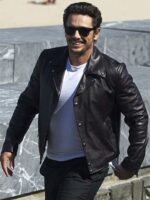 James Franco Leather Jacket Men Celebrity Jacket