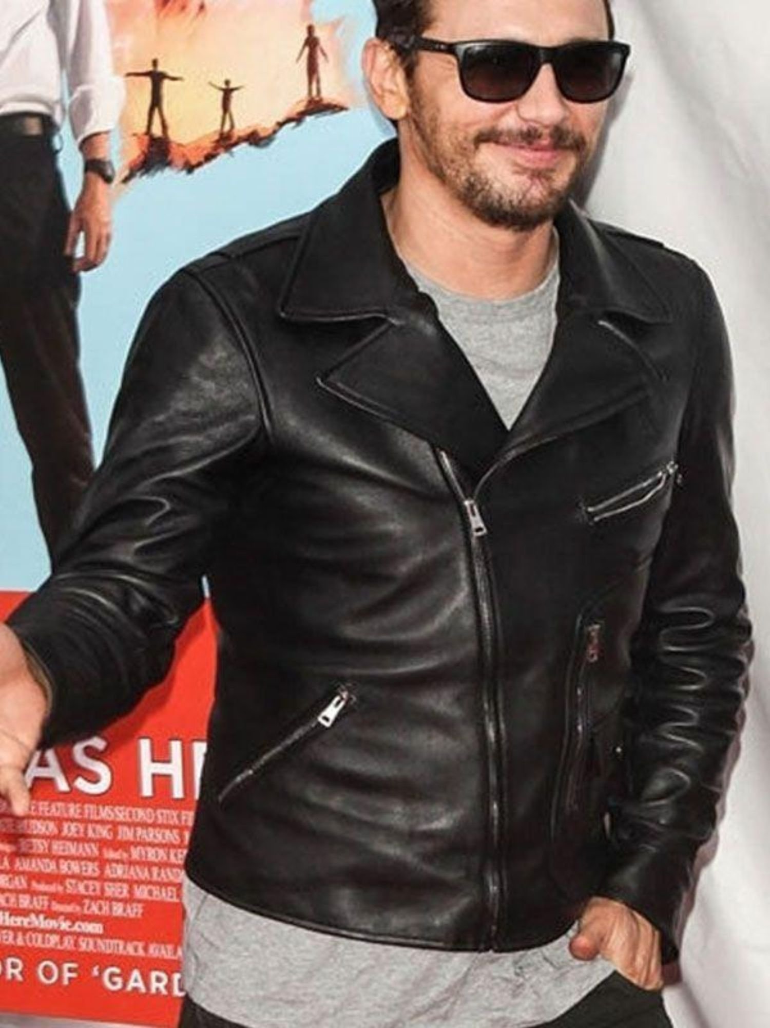 James Franco Style Leather Jacket James Franco Style Leather Jacket