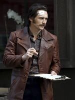James Franco The Deuce Men Leather Blazer