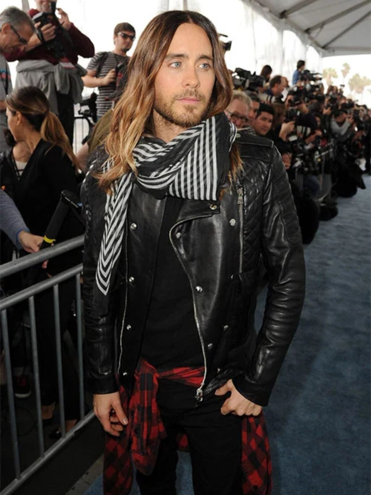 Jared Leto Leather Jacket Jared Leto Black Jacket