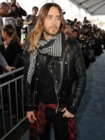 Jared Leto Leather Jacket Jared Leto Black Jacket