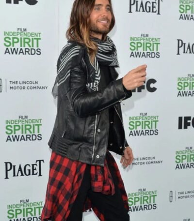 Jared Leto Leather Jacket Jared Leto Black Jacket