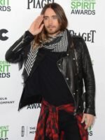 Jared Leto Leather Jacket Jared Leto Black Jacket