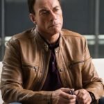 Jean Claude Van Johnson Season Leather Jacket Men Celebrity Jacket