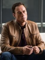 Jean Claude Van Johnson Season Leather Jacket Men Celebrity Jacket