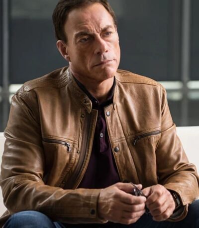 Jean Claude Van Johnson Season Leather Jacket Men Celebrity Jacket