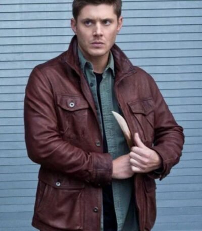 Jensen Ross Ackles Supernatural Season 7 Leather Jacket