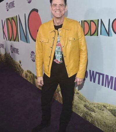 Jim Carrey Kidding Casual Leather Jacket