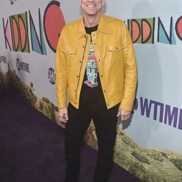 Jim Carrey Kidding Casual Leather Jacket