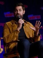 John Krasinski Suede Jacket