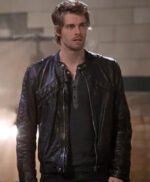 John Young The Tomorrow People Decant Leather Jacket