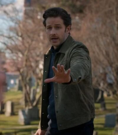 Josh Dallas Manifest Leather Jacket