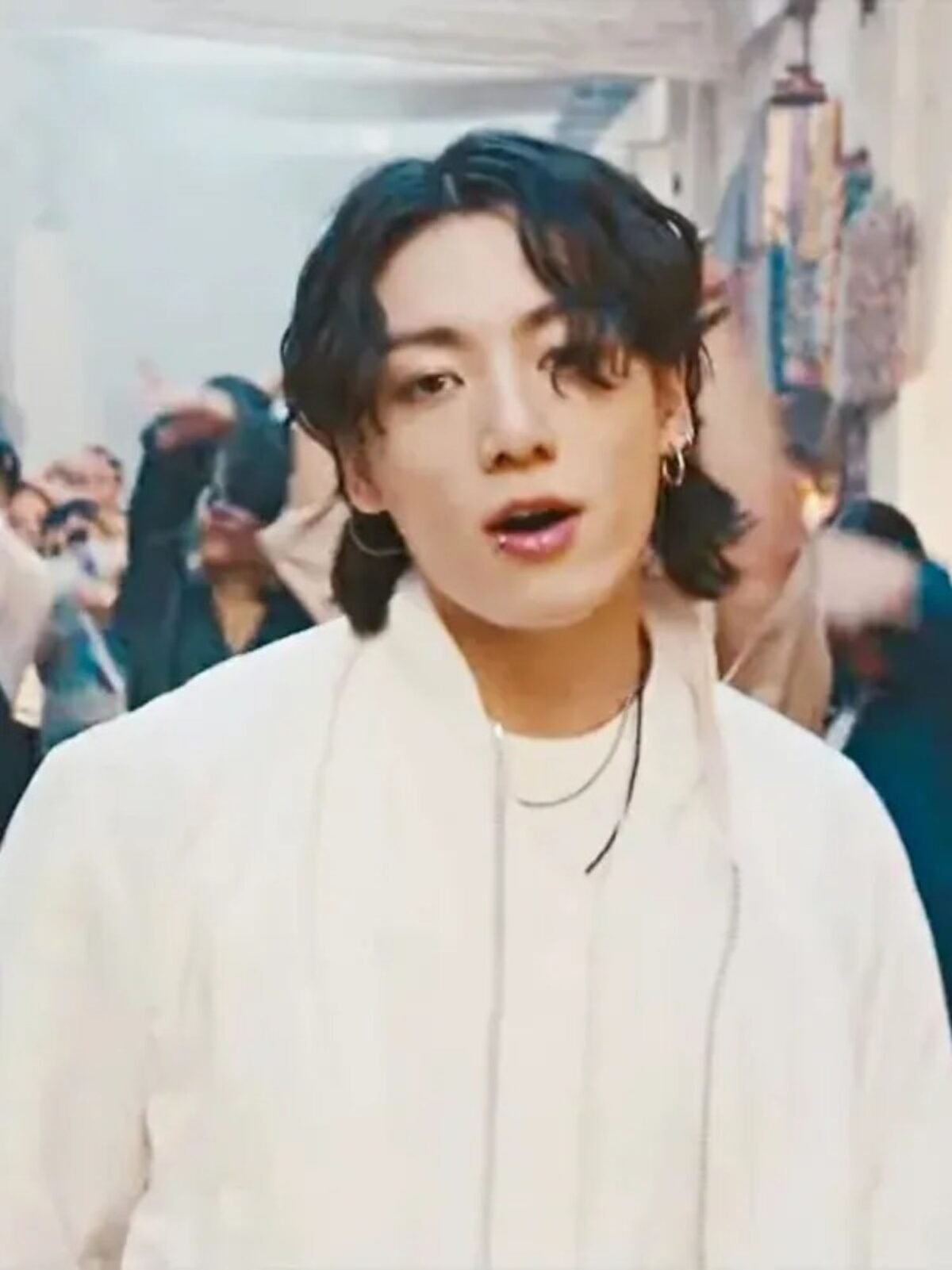 Jung Kook BTS FIFA World Cup 2022 Qatar Song White Jacket