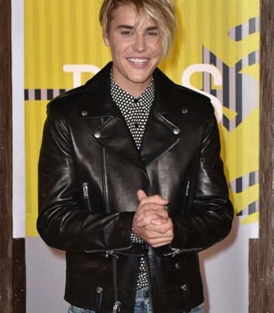 Justin Bieber Stylish Leather Jacket
