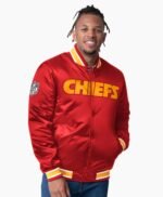 Kansas City Chiefs Closer Red Satin Jacket