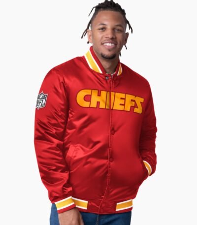 Kansas City Chiefs Closer Red Satin Jacket