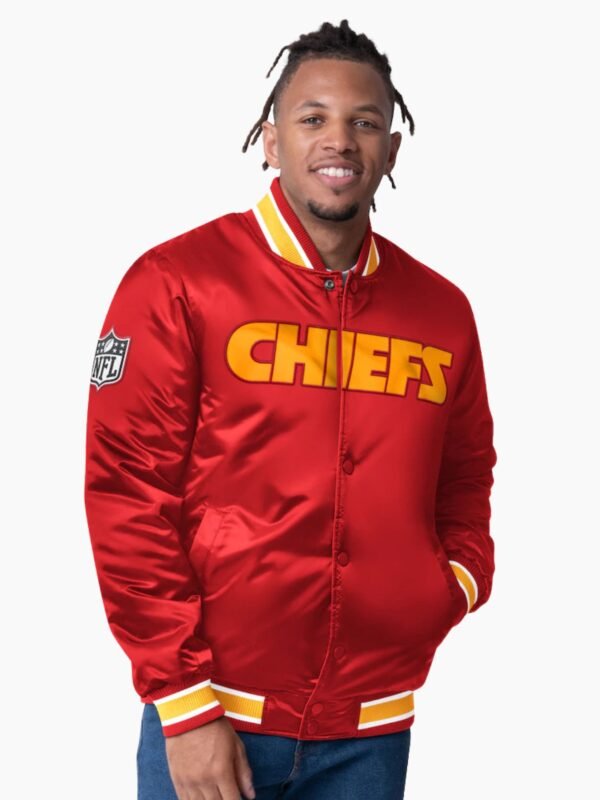 Kansas City Chiefs Closer Red Satin Jacket