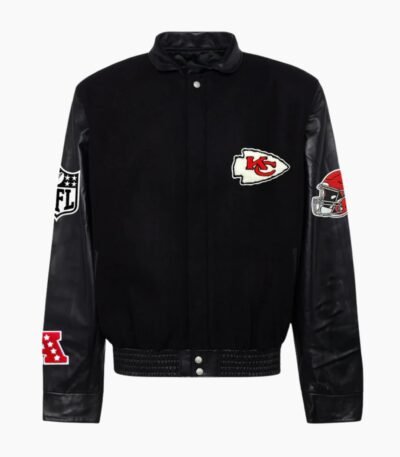 Kansas City Chiefs Wool & Leather Varsity Jacket