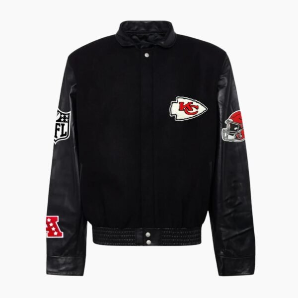 Kansas City Chiefs Wool & Leather Varsity Jacket