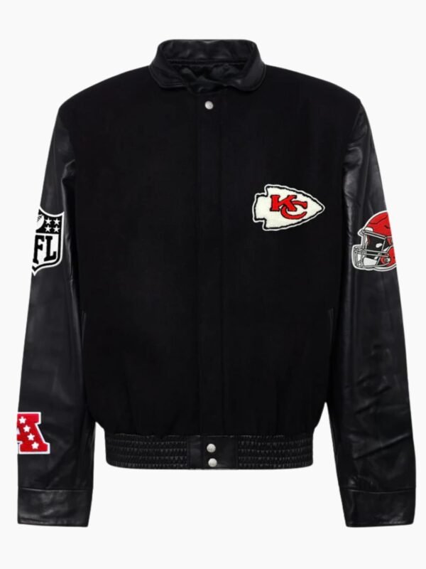 Kansas City Chiefs Wool & Leather Varsity Jacket