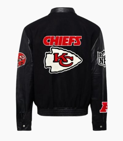 Kansas City Chiefs Wool & Leather Varsity Jacket