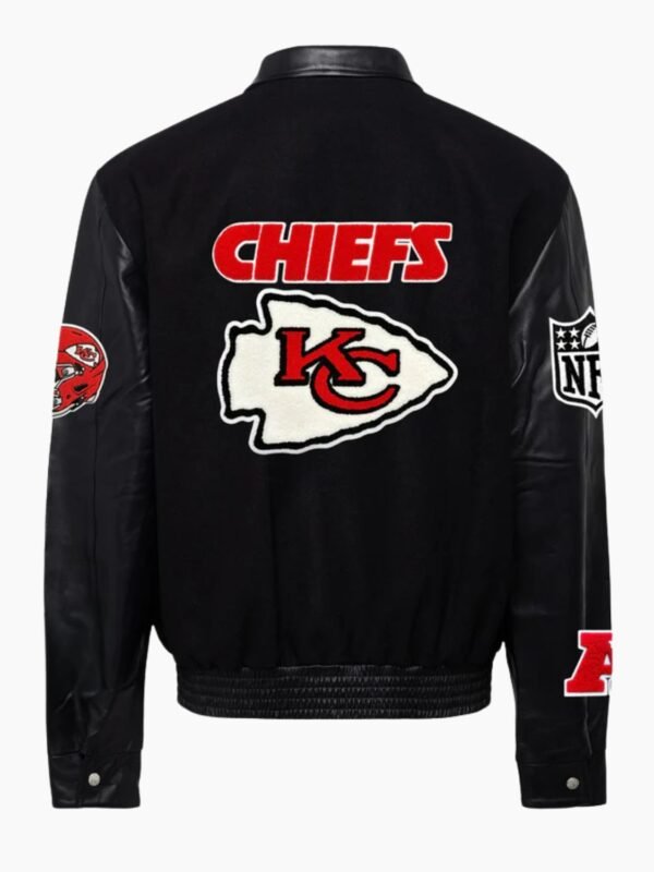 Kansas City Chiefs Wool & Leather Varsity Jacket