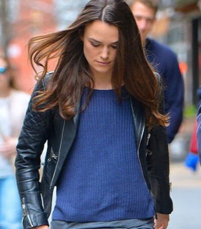 Keira Knightley Leather Jacket