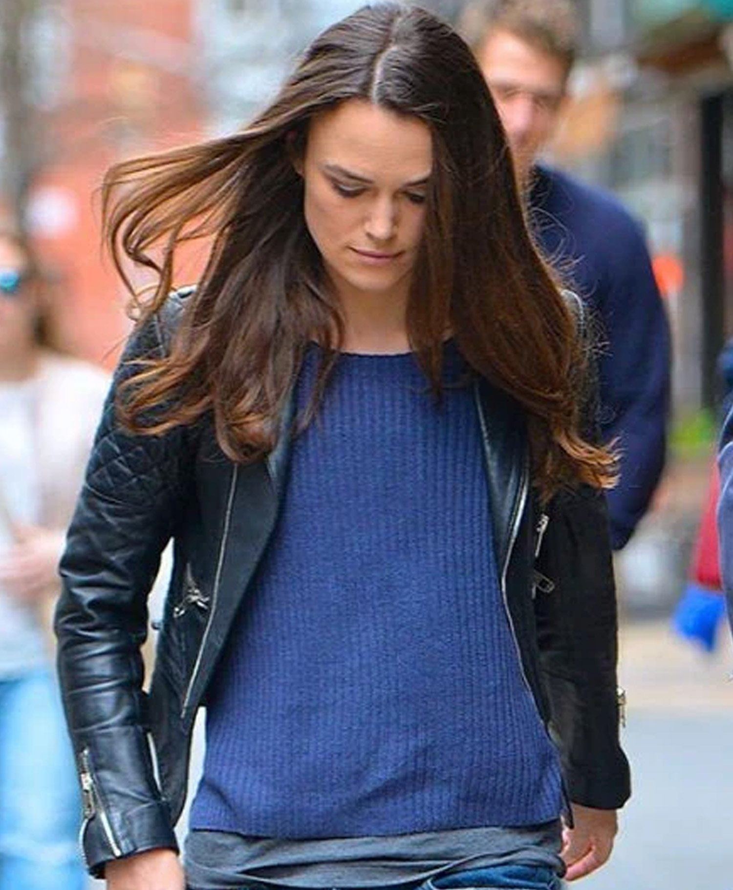 Keira Knightley Leather Jacket Keira Knightley Leather Jacket