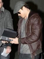 Kellan Lutz Leather Jacket Brown Leather Jacket