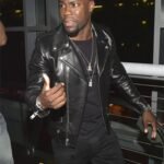 Kevin Hart Black Leather Jacket
