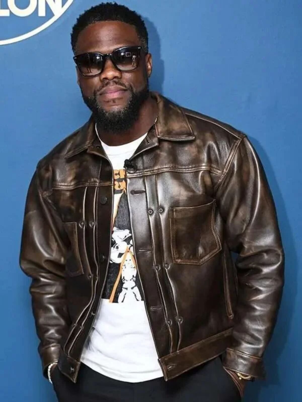 Kevin Hart Fight Night 2024 Brown Jacket Kevin Hart Fight Night 2024 Brown Jacket