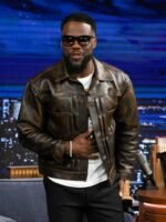 Kevin Hart Fight Night 2024 Brown Jacket
