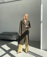 Khaki - Green Wool Coat