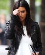 Kim Kardashian Motorcycle Leather Jacket