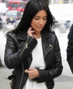 Kim Kardashian Motorcycle Leather Jacket