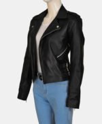 Kim Kardashian Motorcycle Leather Jacket