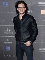 Kit Harington Battersea Annual Party Leather Jacket