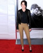 Kristen Stewart Black Leather Jacket