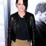 Kristen Stewart Black Leather Jacket