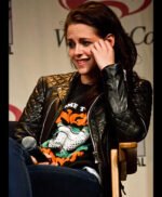 Kristen Stewart Leather Jacket Women Celebrity Jacket
