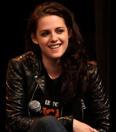 Kristen Stewart Leather Jacket Women Celebrity Jacket