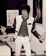 Kung Fu Classic Vintage Celebrity Bruce Lee Leather Jacket