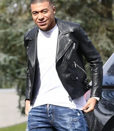 Kylian Mbappe Leather Jacket