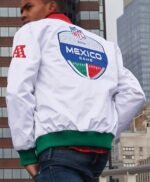 LA Chargers Mexico 2019 White Satin Jacket