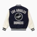 LA Dodgers Navy Varsity Baseball Jacket